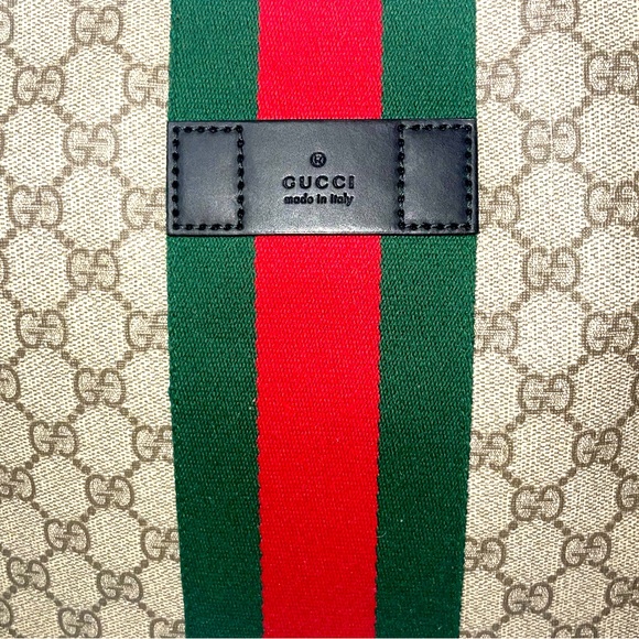 Gucci GG Guccissima Supreme Monogram Web Unisex Messenger Crossbody Bag 523335 - Picture 4 of 17